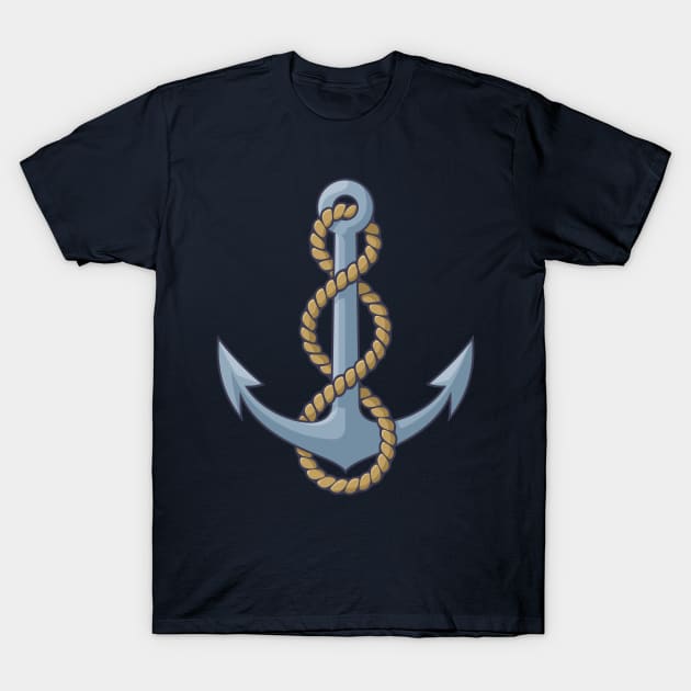 Anchor with Rope T-Shirt by sifis